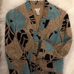 Odille Anthropologie lightweight jacket sz 4